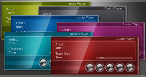 flash mp3 player skins